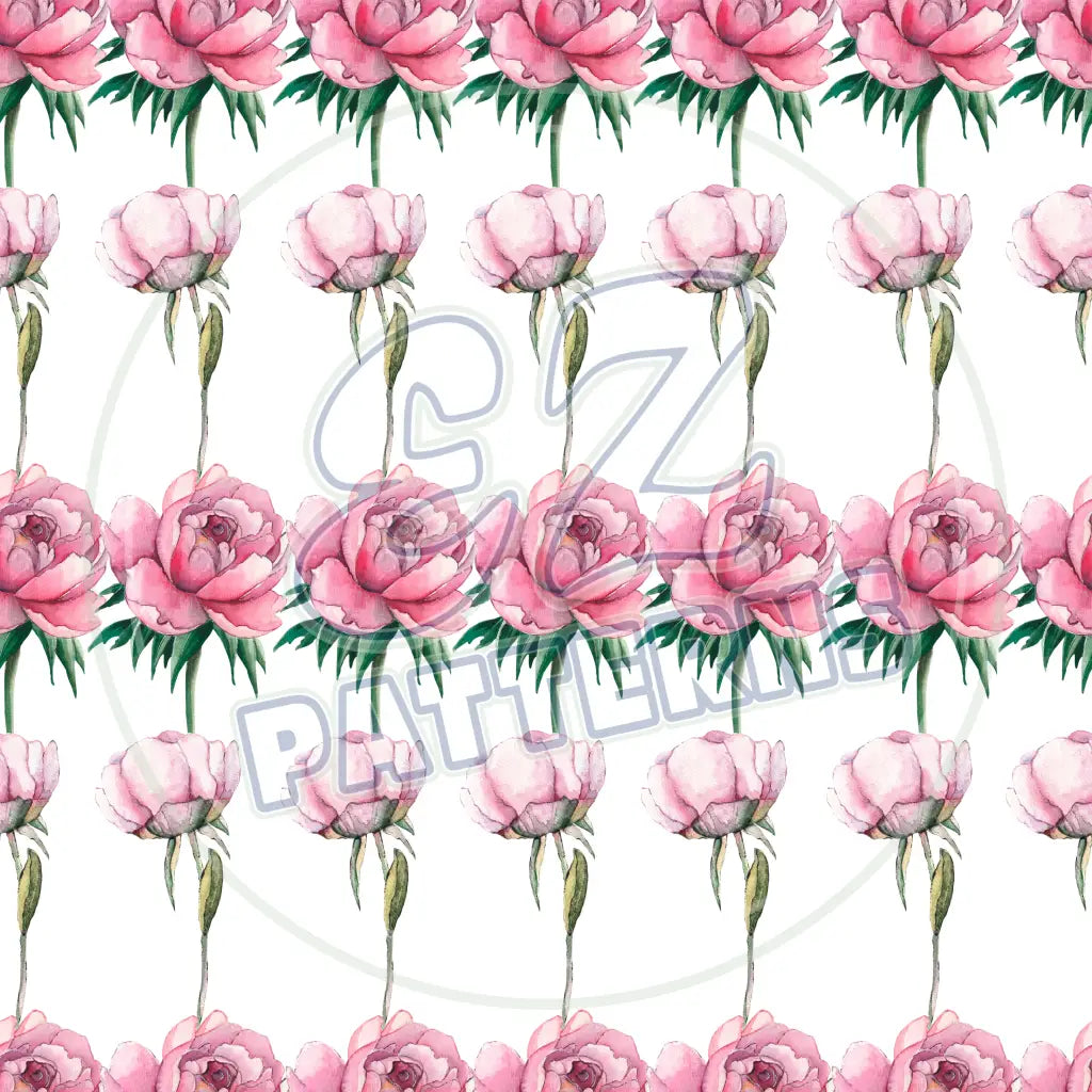 Peony Pink 007 Printed Pattern Vinyl