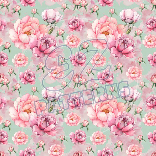 Peony Pink 010 Printed Pattern Vinyl