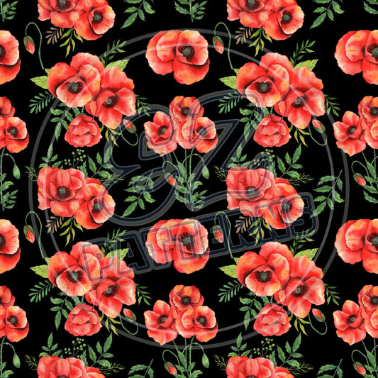 Poppy Meadows 008 Printed Pattern Vinyl