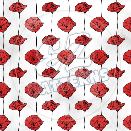 Poppy Sheen 015 Printed Pattern Vinyl