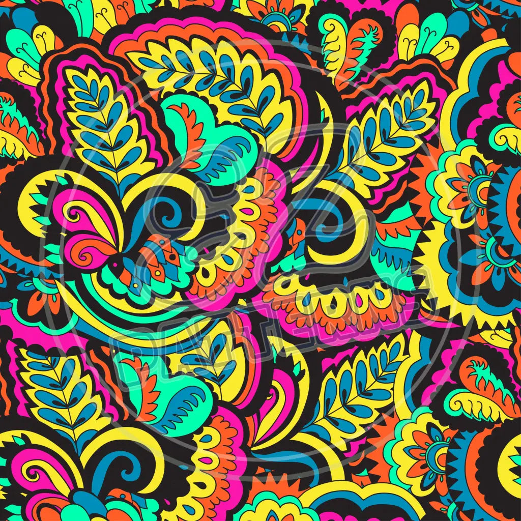 Trippy Psychedelic 002 Printed Pattern Vinyl