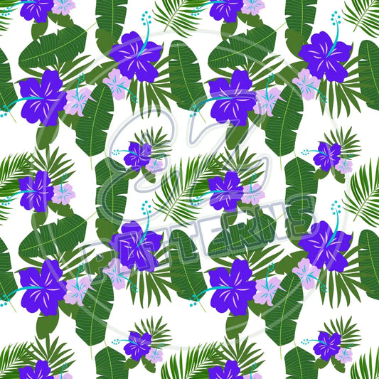 Purple Tropics 010 Printed Pattern Vinyl