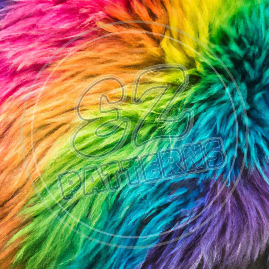 Rainbow Fur 007 Printed Pattern Vinyl