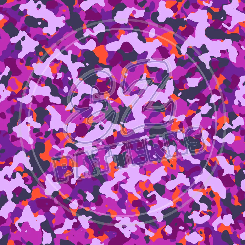 Rave Camo 001 Printed Pattern Vinyl