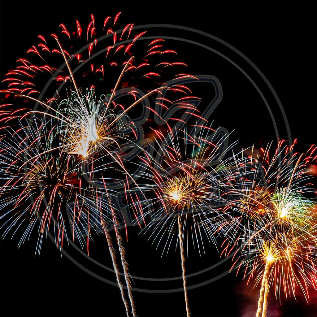 Real Fireworks 002 Printed Pattern Vinyl