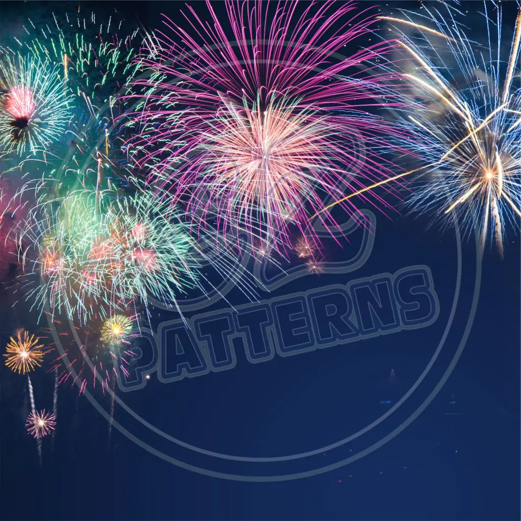 Real Fireworks 006 Printed Pattern Vinyl