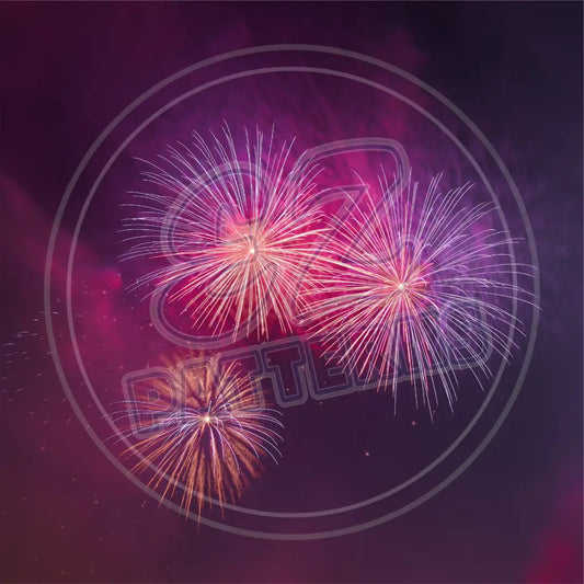 Real Fireworks 007 Printed Pattern Vinyl