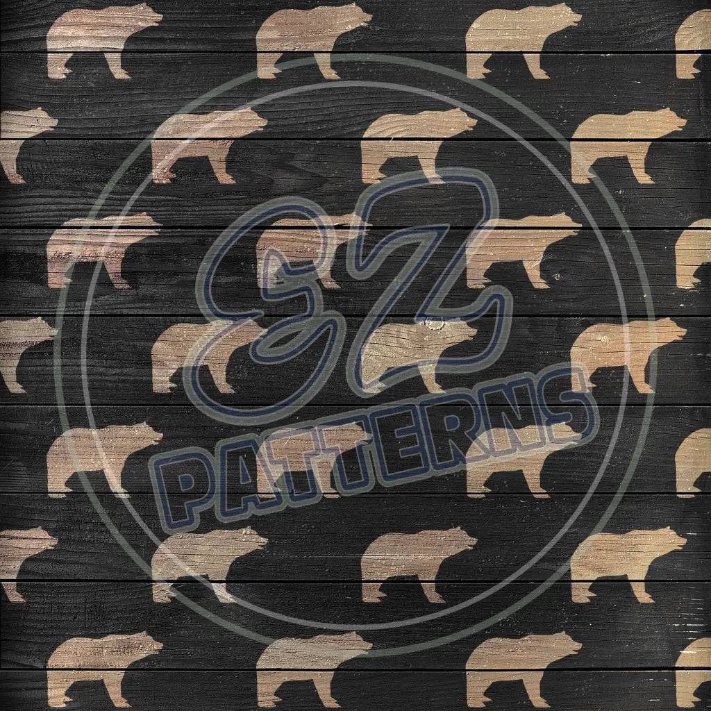 Rustic Lumberjack 003 Printed Pattern Vinyl