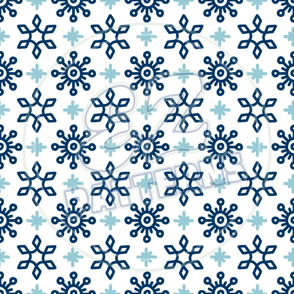 Snowflake Shimmer 009 Printed Pattern Vinyl