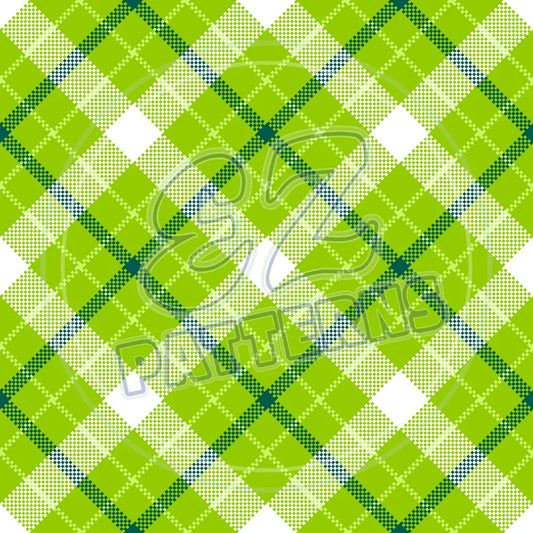 St. Pattys Plaid 005 Printed Pattern Vinyl