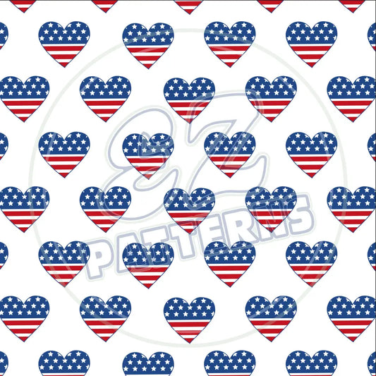 Stars & Stripes 006 Printed Pattern Vinyl