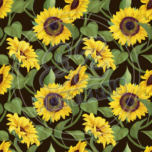 Sunny Sunflower 002 Printed Pattern Vinyl