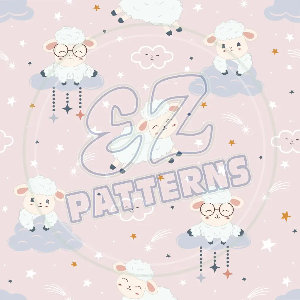 Sweet Sheep 001 Printed Pattern Vinyl