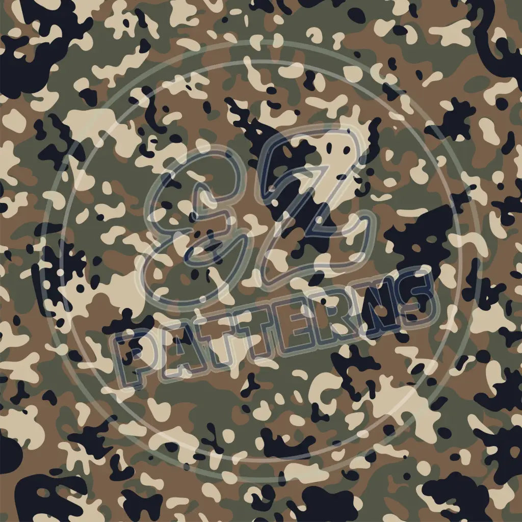 Usa Camo 004 Printed Pattern Vinyl