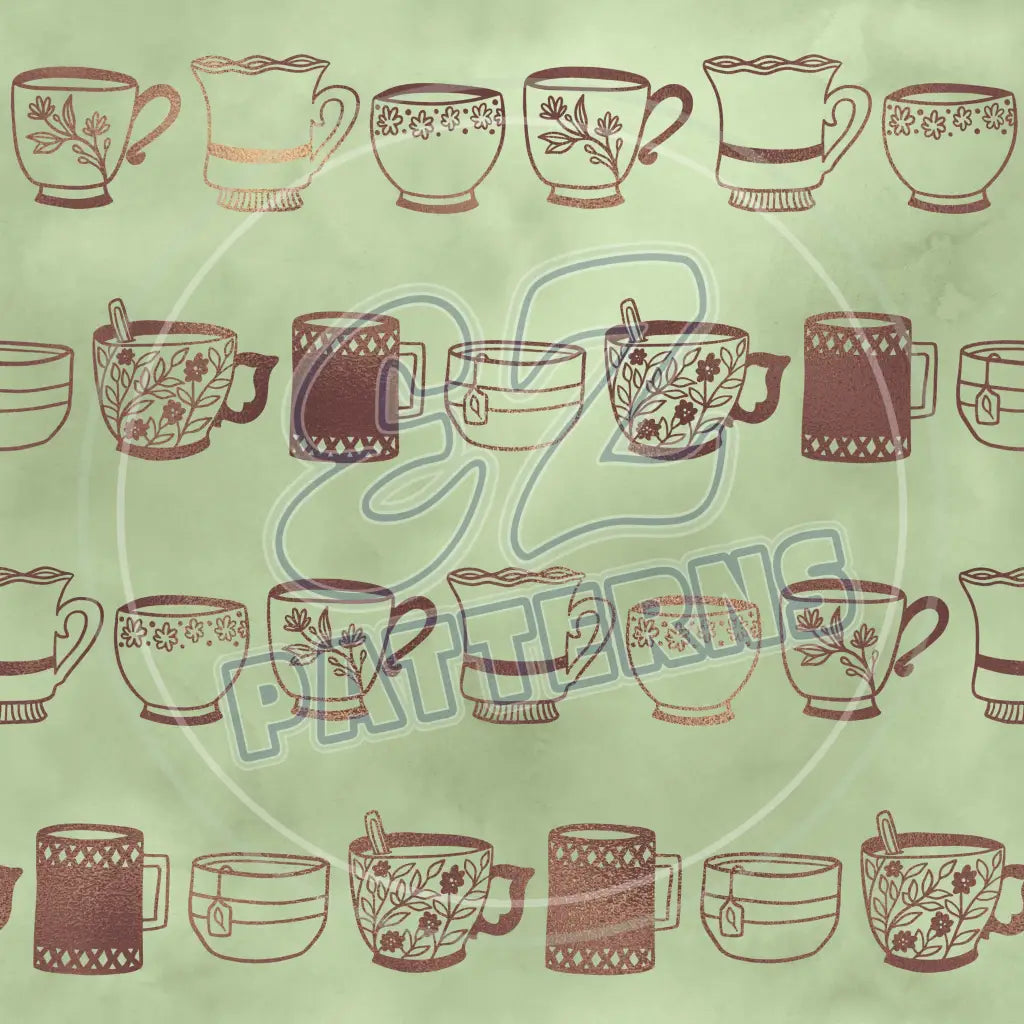 Tea Time 003 Printed Pattern Vinyl