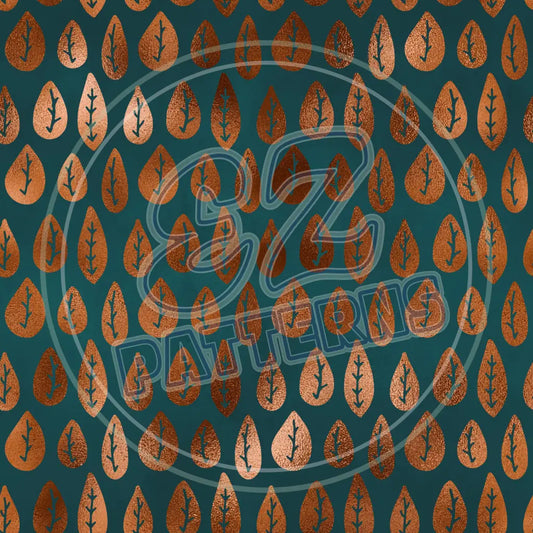 Teal Copper 004 Printed Pattern Vinyl