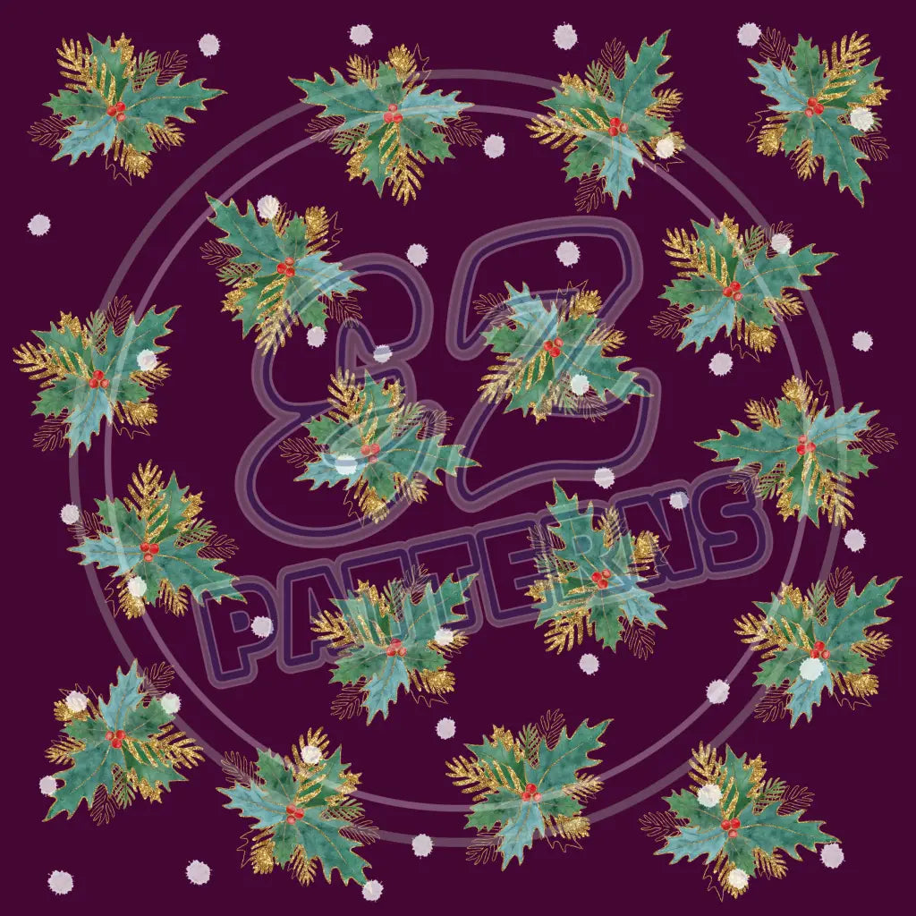 Traditional Christmas 005 Printed Pattern Vinyl