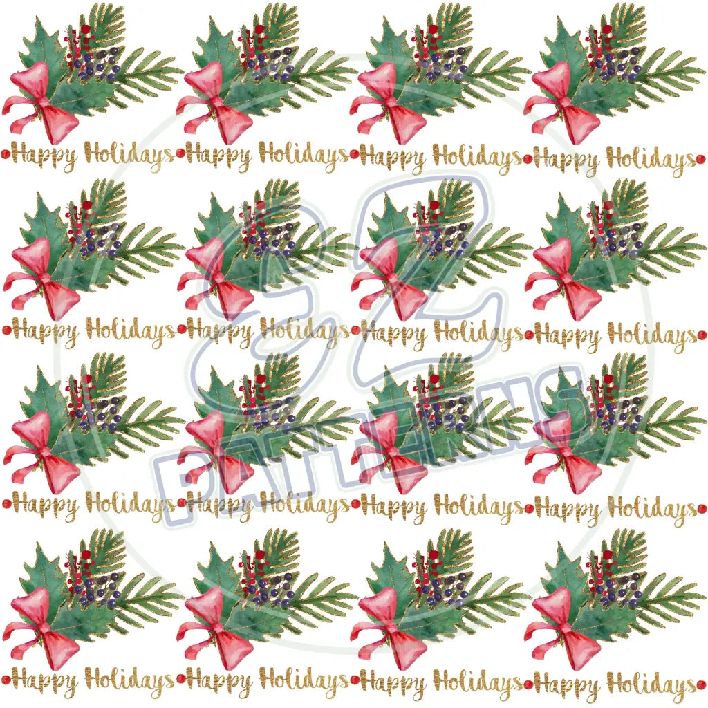 Traditional Christmas 008 Printed Pattern Vinyl