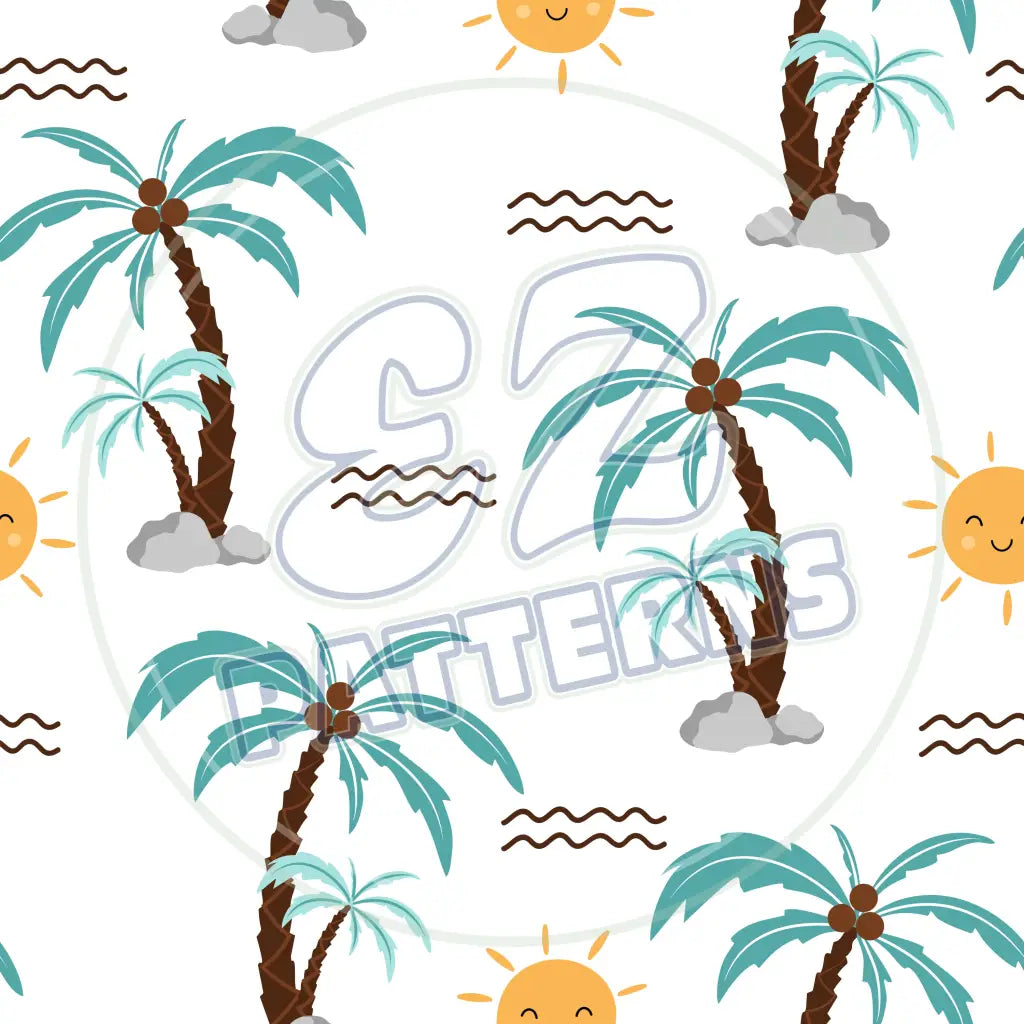 Tropical Kitties 007 Printed Pattern Vinyl