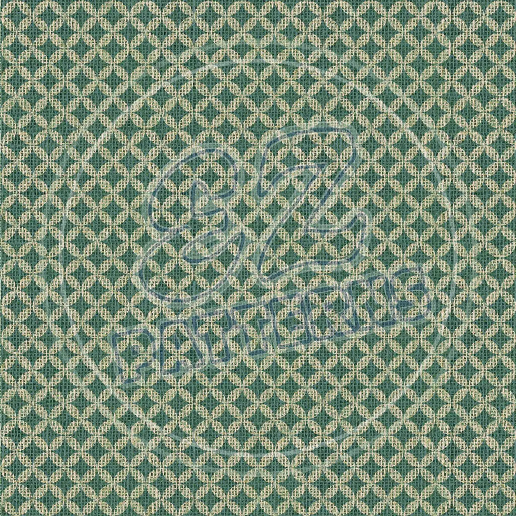 Turquoise Burlap 007 Printed Pattern Vinyl