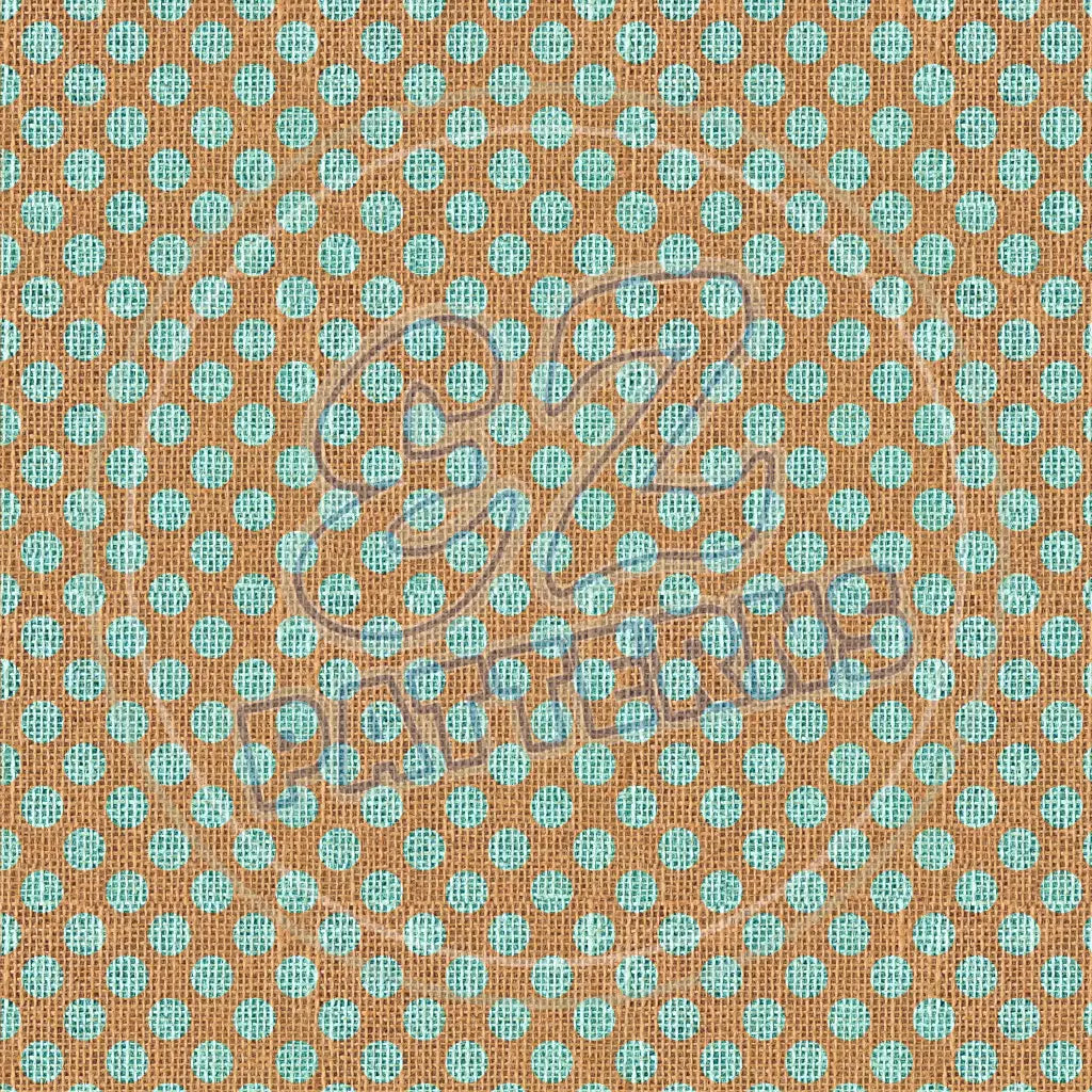 Turquoise Burlap 009 Printed Pattern Vinyl