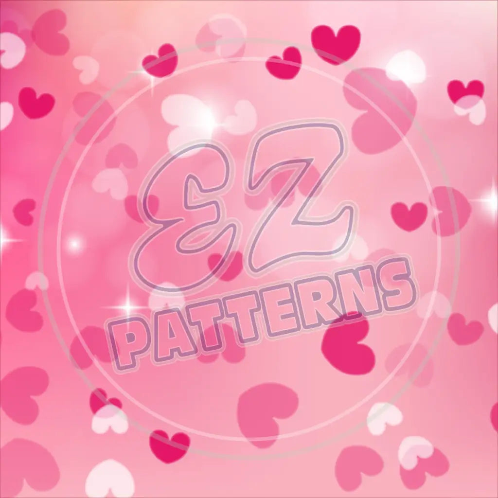 Valentine Bokeh 002 Printed Pattern Vinyl