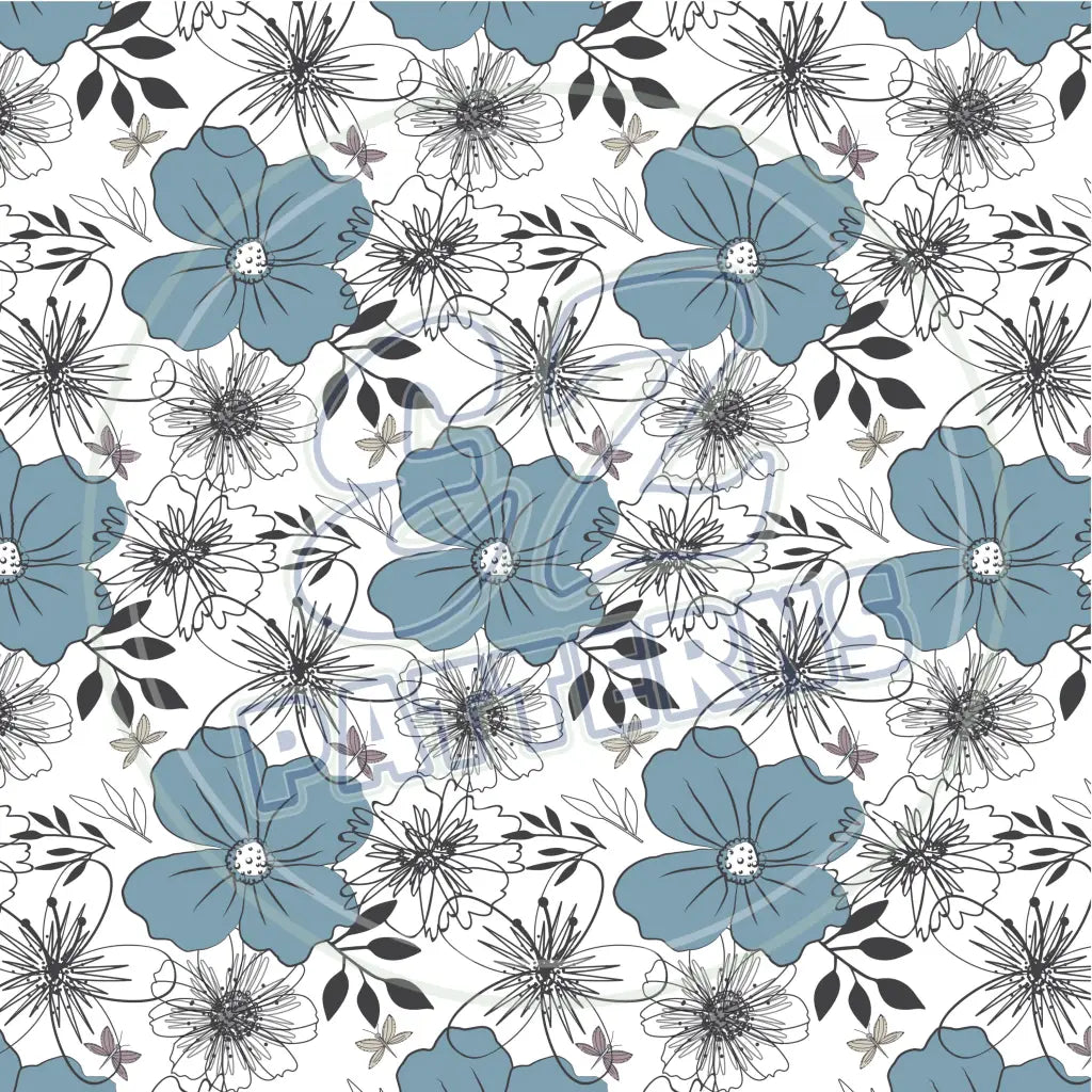 Vintage Bloom 003 Printed Pattern Vinyl