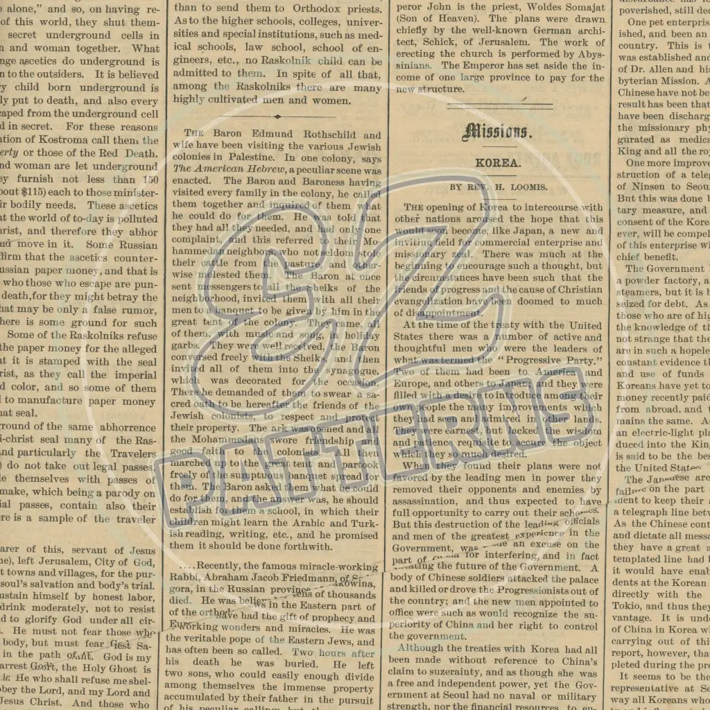 Vintage Newsprint 022 Printed Pattern Vinyl