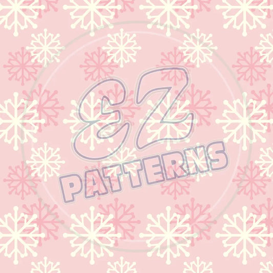 Warm Winter Pink 006 Printed Pattern Vinyl