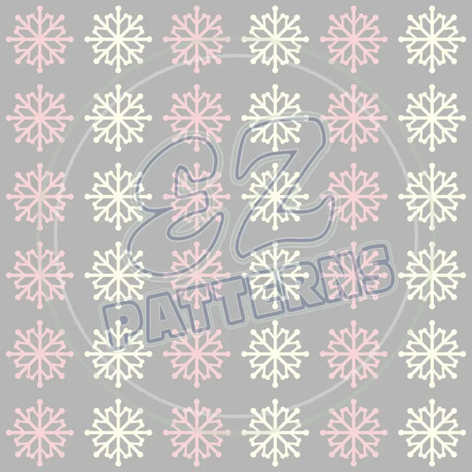 Warm Winter Pink 007 Printed Pattern Vinyl