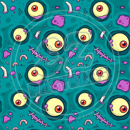 Zombie World 009 Printed Pattern Vinyl